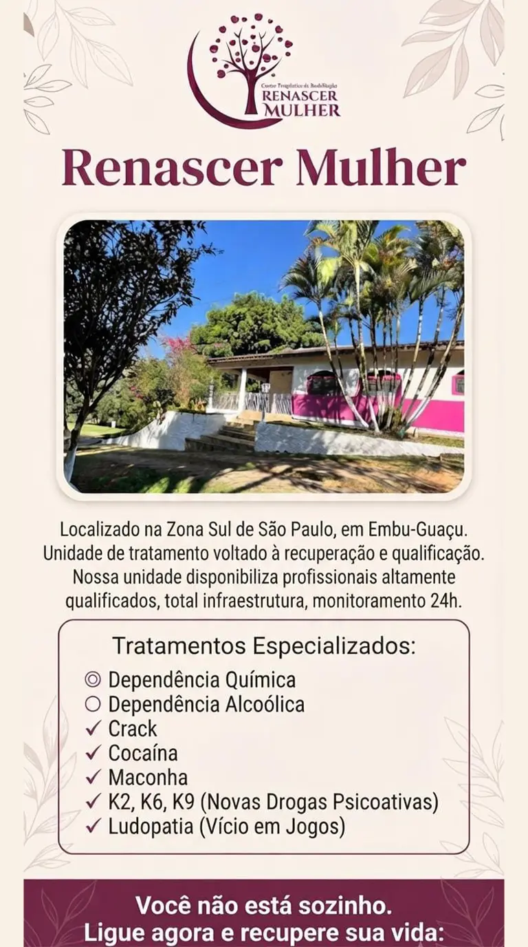 Tratamento especializado para mulheres
